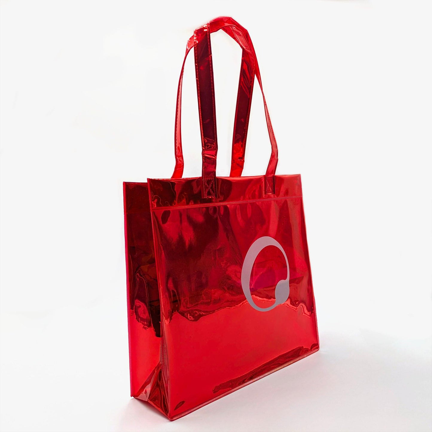 Qwertic Red Holographic Bag