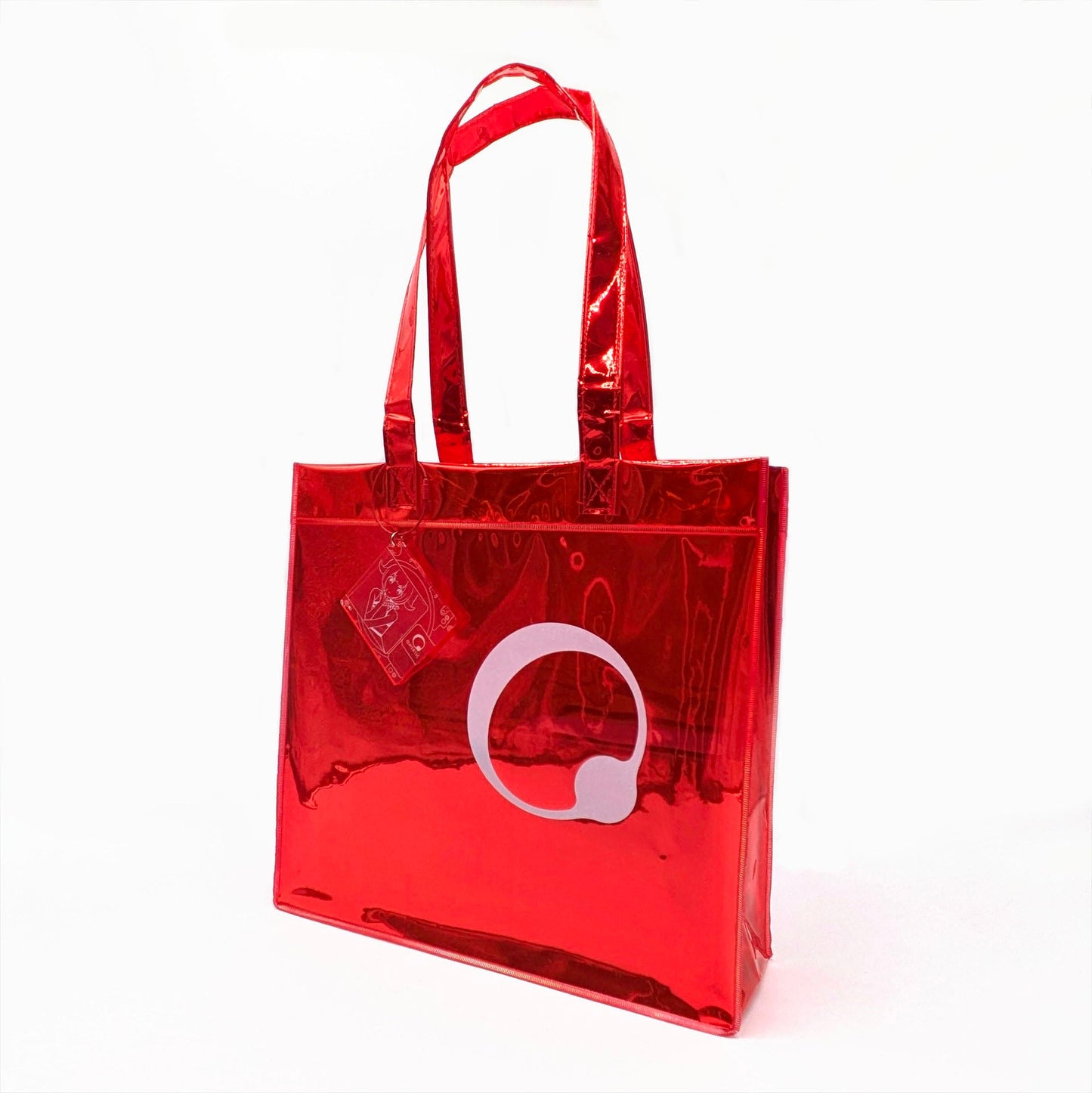 Qwertic Red Holographic Bag