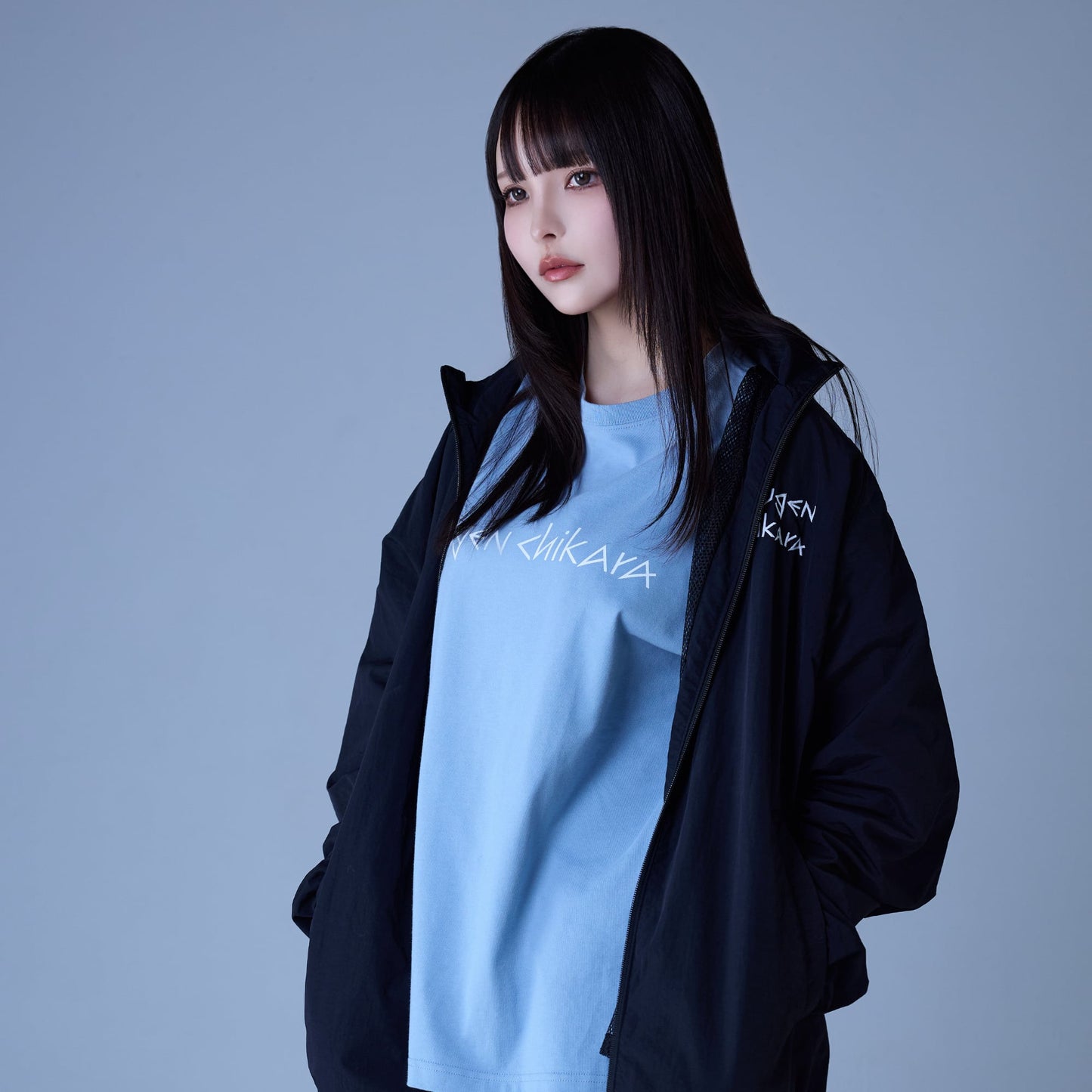 [Backorder] mugen chikara fluorescent Logo Nylon Jacket