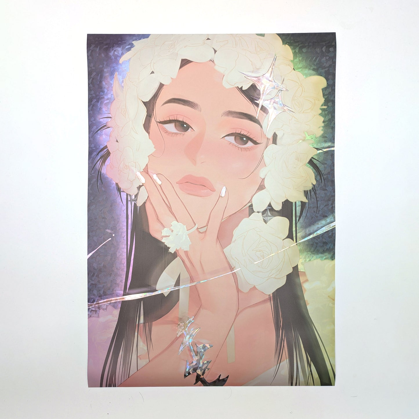 Ryo Fujiwara x Qwertic: Holographic Poster