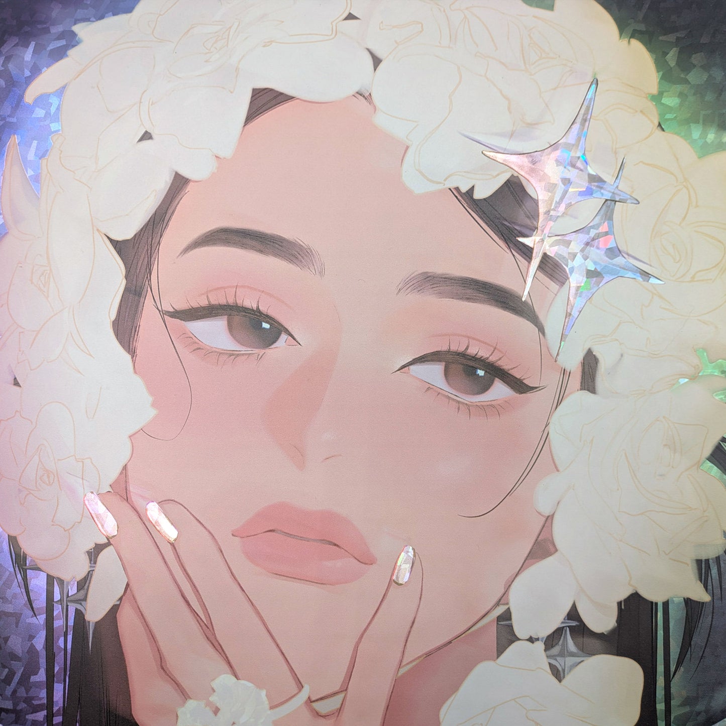 Ryo Fujiwara x Qwertic: Holographic Poster