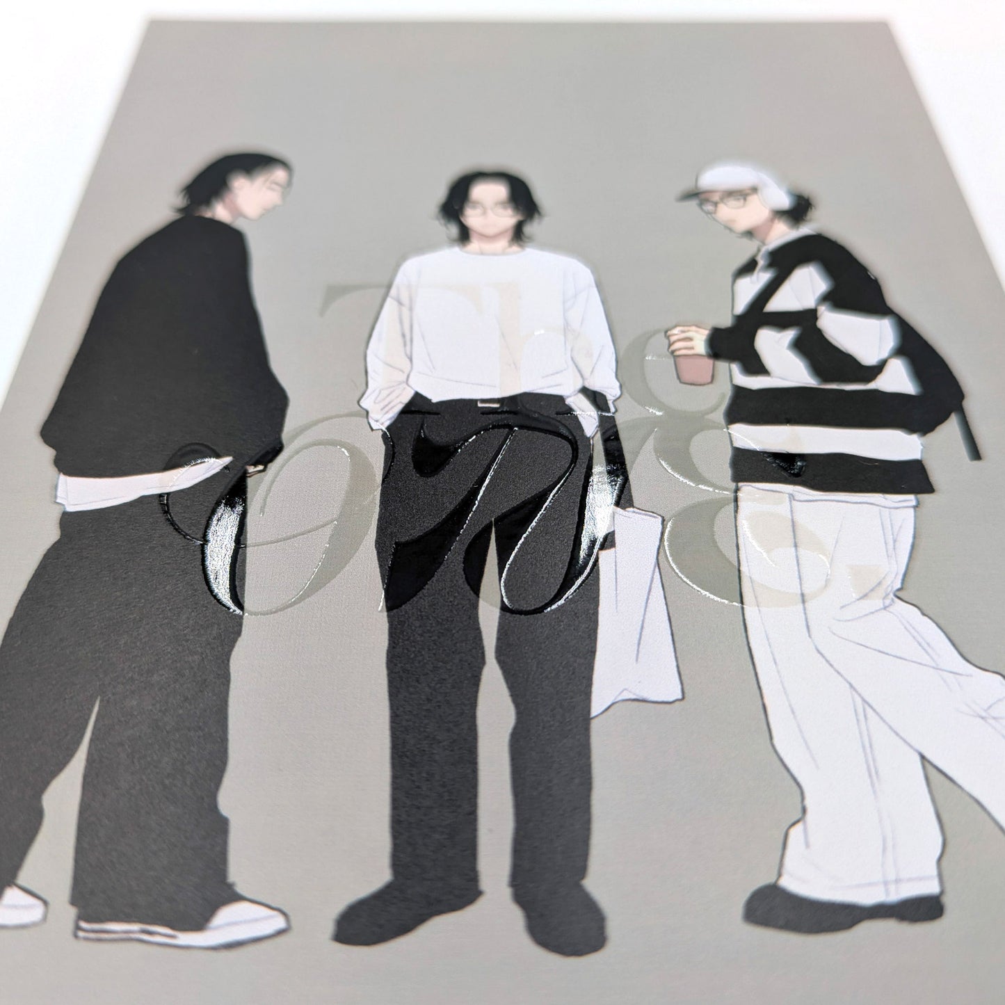 Ryo Fujiwara x Qwertic: 10 Postcard Set (Partially Varnished / Foil Stamped)