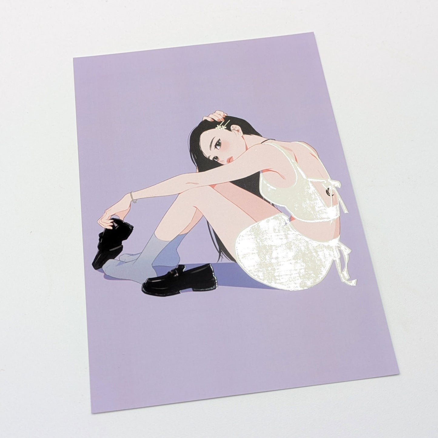 Ryo Fujiwara x Qwertic: 10 Postcard Set (Partially Varnished / Foil Stamped)