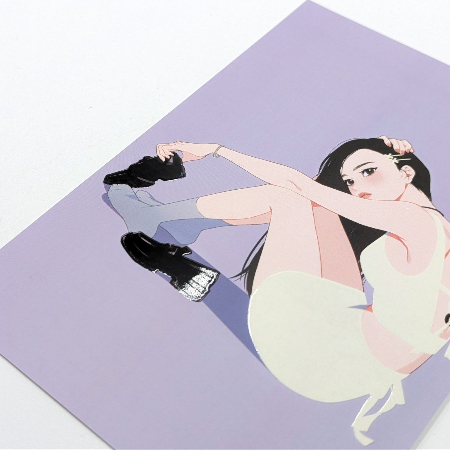 Ryo Fujiwara x Qwertic: 10 Postcard Set (Partially Varnished / Foil Stamped)