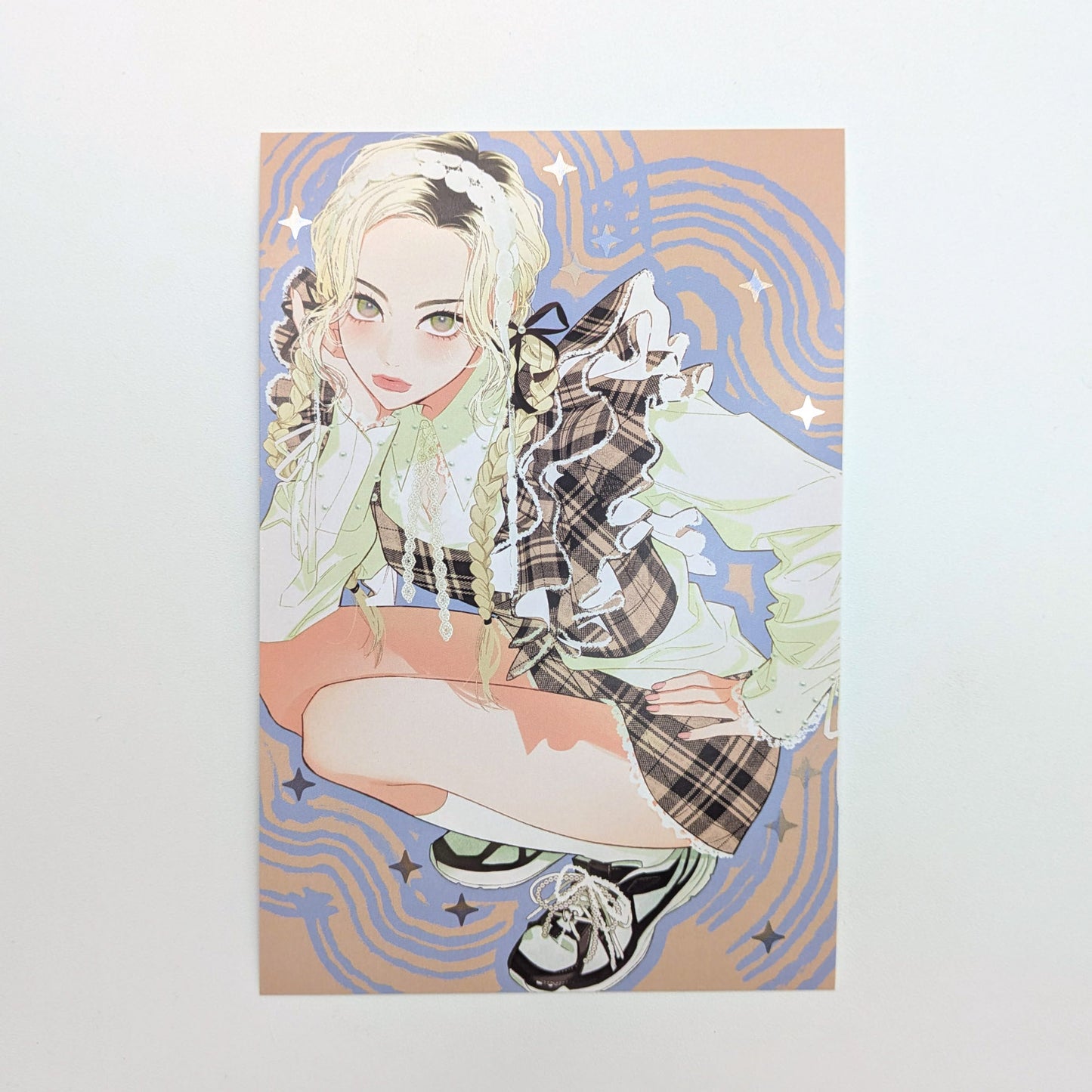 Ryo Fujiwara x Qwertic: 10 Postcard Set (Partially Varnished / Foil Stamped)