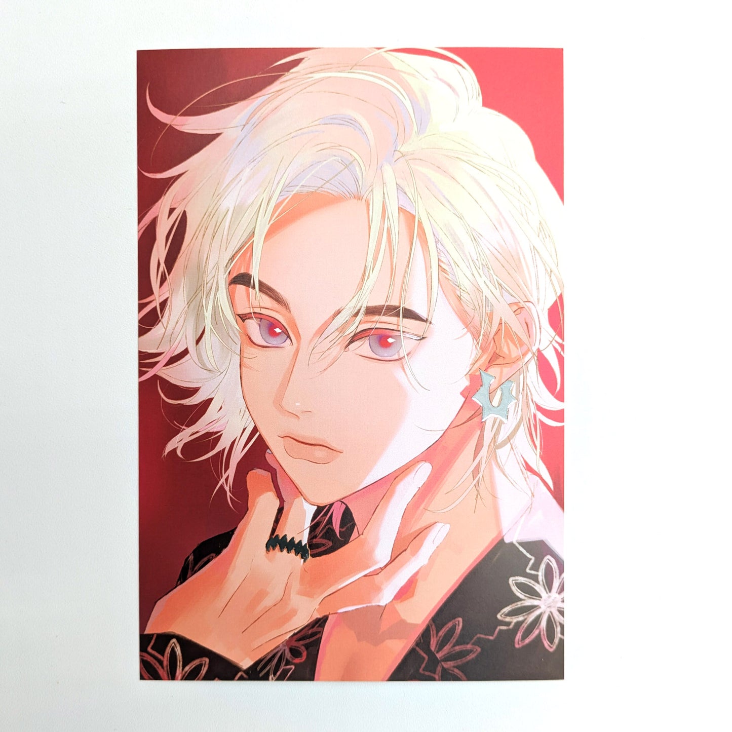 Ryo Fujiwara x Qwertic: 10 Postcard Set (Partially Varnished / Foil Stamped)