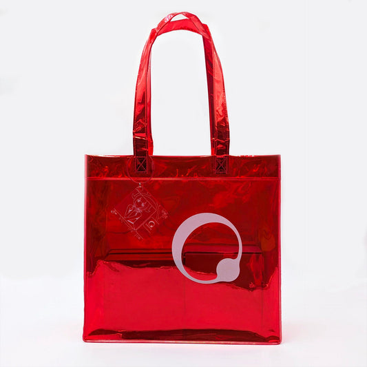 Qwertic Red Holographic Bag
