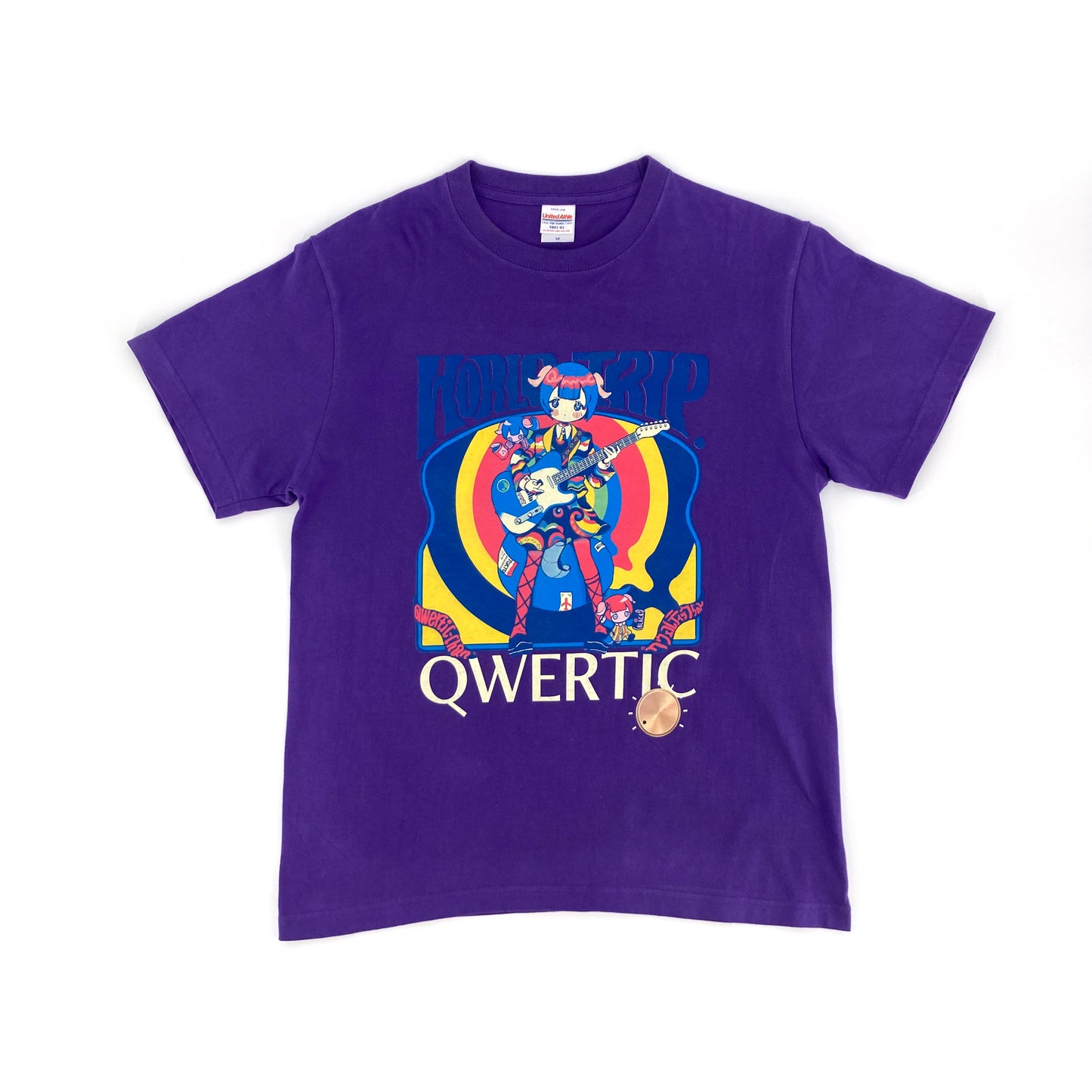 Qwertic Chan T-Shirt: Ancoro mochico sensei Purple