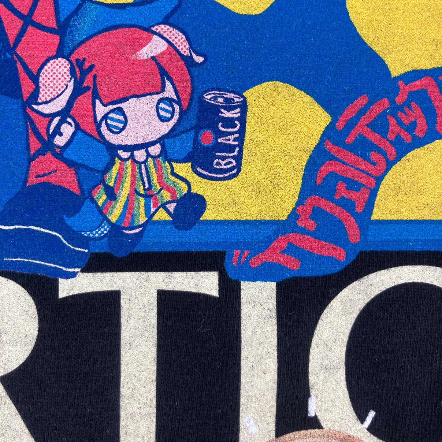 Qwertic Chan T-Shirt: Ancoro mochico sensei Black