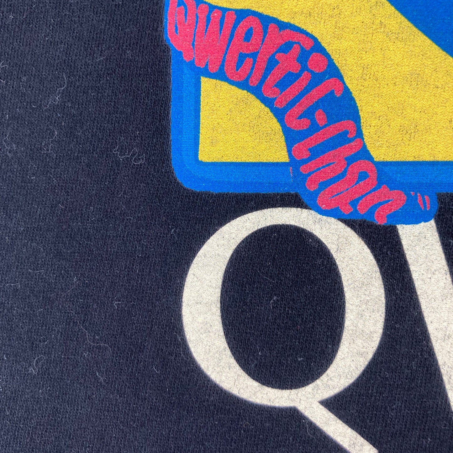 Qwertic Chan T-Shirt: Ancoro mochico sensei Black